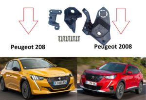 Ремонтен комплект щипки за фар Peugeot 208 2008 пежо